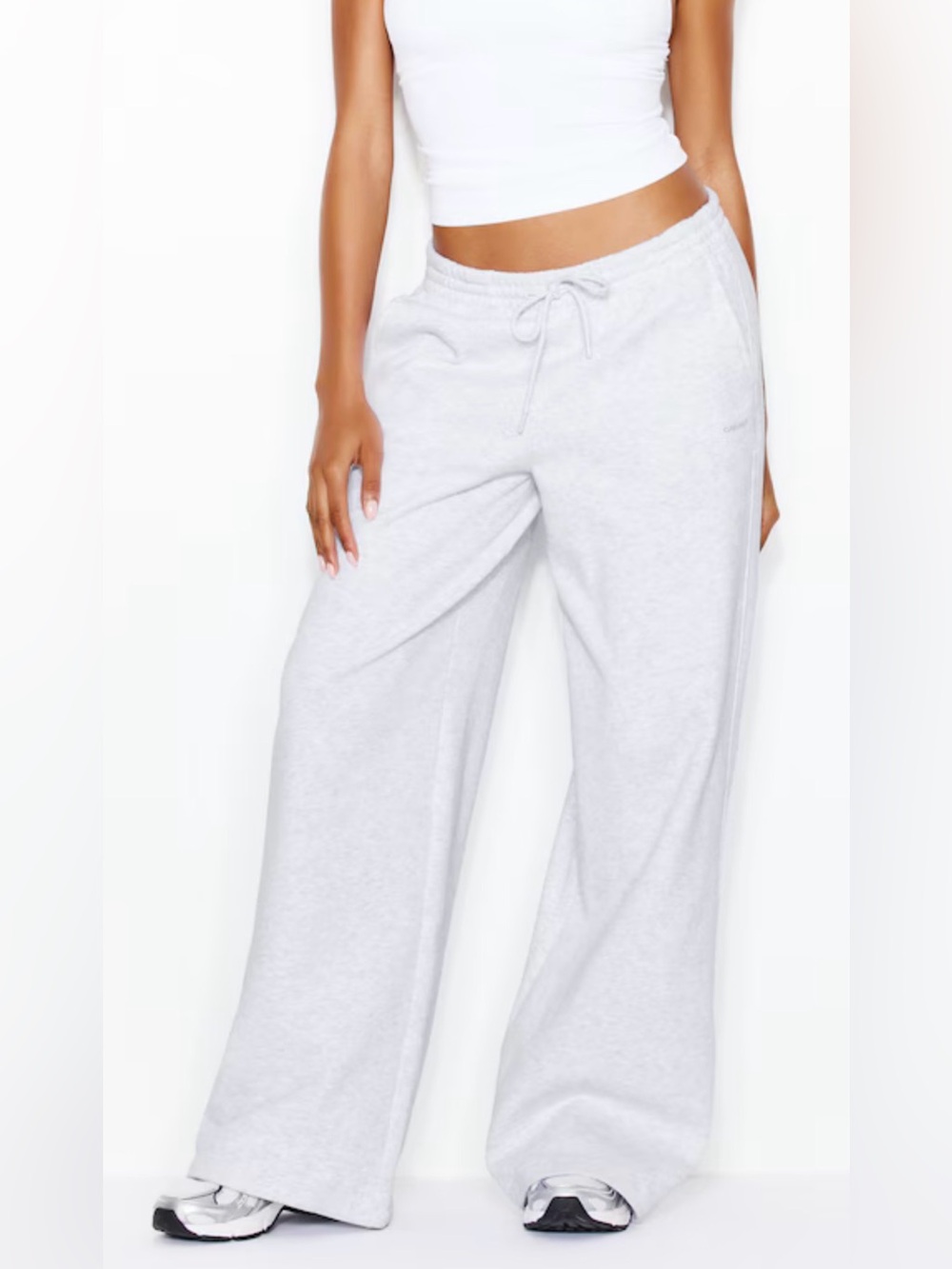 Garage Light Gray Wide Leg Lounge Pants